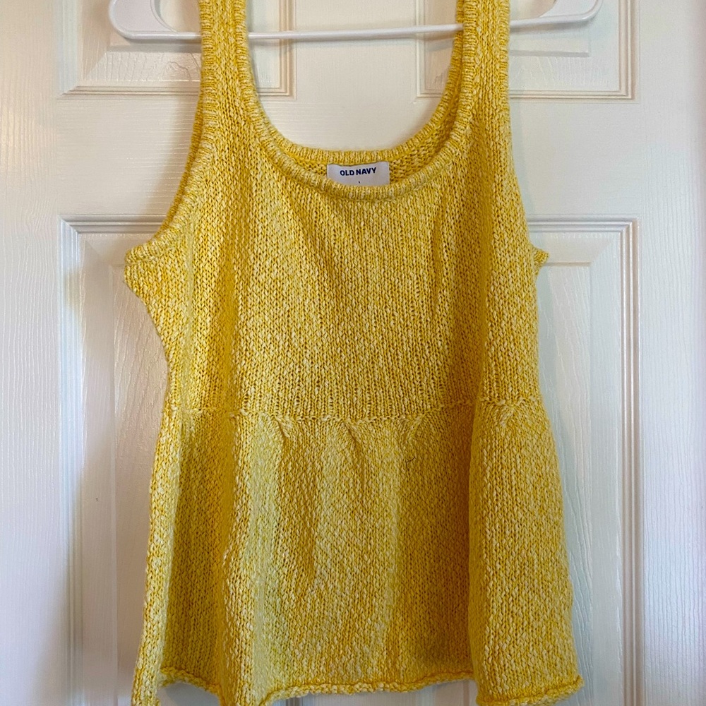 Old Navy empire waist sweater tank